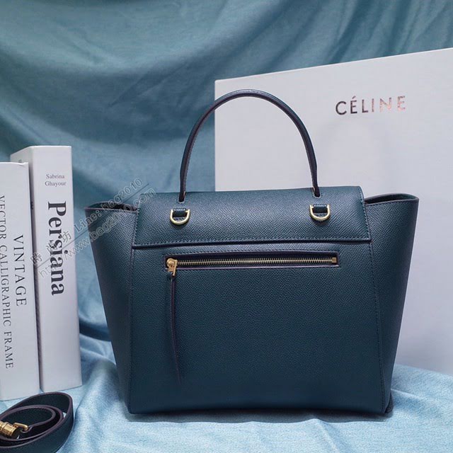 Celine女包 賽琳掌紋牛皮中號手提包 Celine belt bag鯰魚包 189153  slyd2042